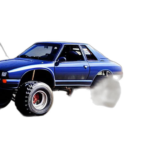 car, photorealistic, concept art, 3d render transparent PNG cut-out