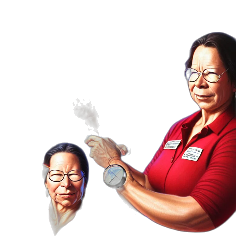 staff, photorealistic, oil painting, concept art transparent PNG cut-out