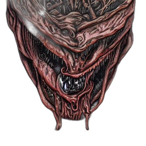 mask, face, creature, crown, concept art, comic book art, 3d render, photorealistic transparent PNG cut-out