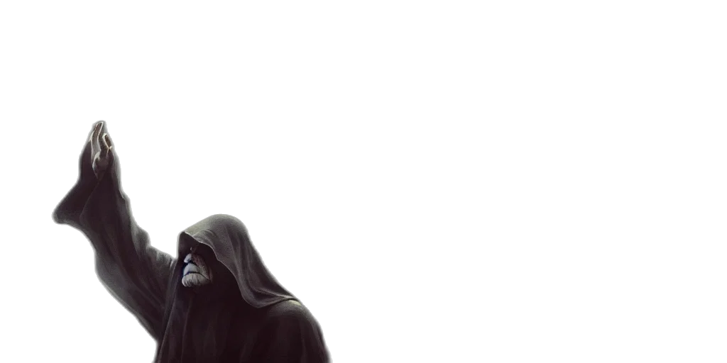 mask, face, creature, staff transparent PNG cut-out