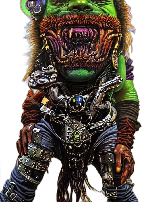 creature, robot, mask, staff transparent PNG cut-out