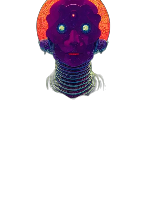 mask, face, robot, crown transparent PNG cut-out