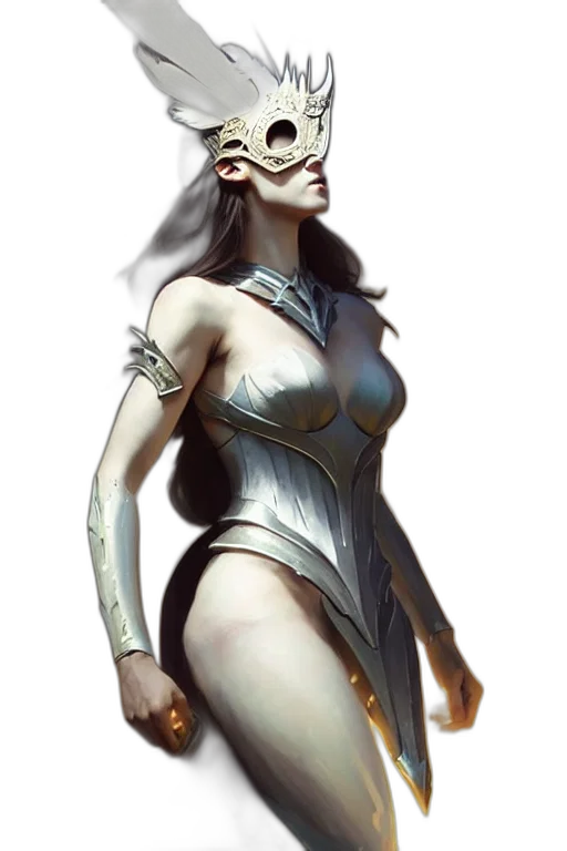 mask, dress, staff, jewelry transparent PNG cut-out