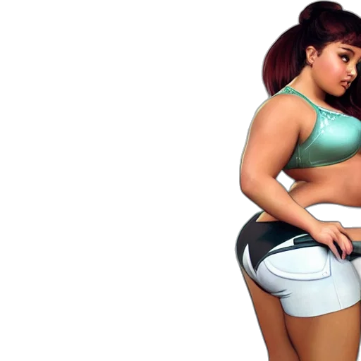 3d render, photorealistic, concept art, chubby transparent PNG cut-out
