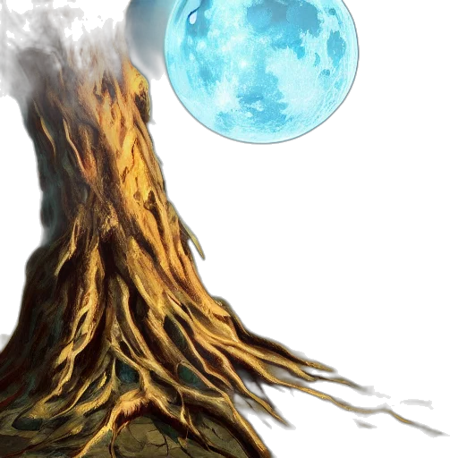 tree, dragon, creature, mask transparent PNG cut-out