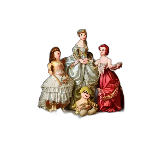 crown, dress, jewelry, oil painting, pixel art, photorealistic, 3d render, muppet transparent PNG cut-out