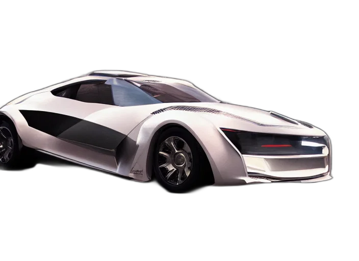 car, 3d render, concept art, photorealistic transparent PNG cut-out