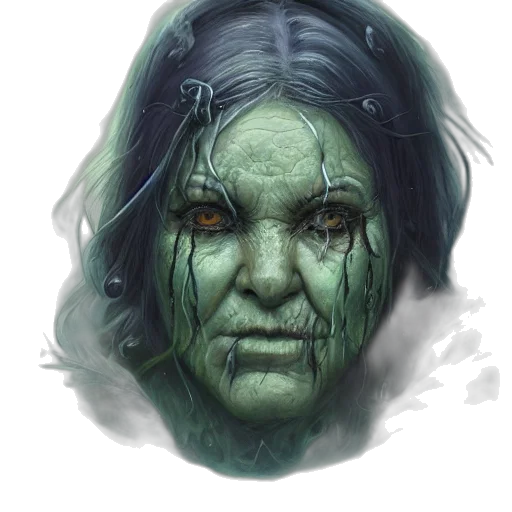 face, mask, creature, concept art transparent PNG cut-out
