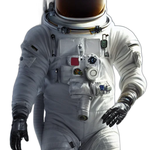 robot, jacket, staff, mask transparent PNG cut-out