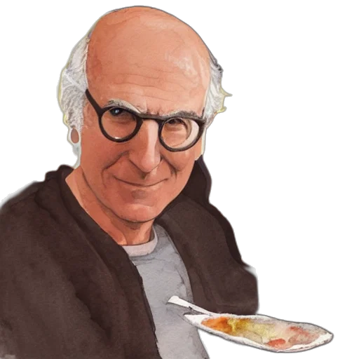 food, face, jacket, photorealistic, concept art, cartoon, watercolor, larry transparent PNG cut-out