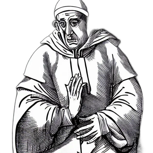 staff, face, jacket, pencil sketch, concept art, pope, headache, diarrhea transparent PNG cut-out