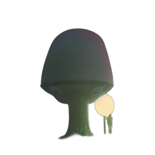 hat, crown, umbrella, weapon, concept art, 3d render, pixel art, vaporwave transparent PNG cut-out