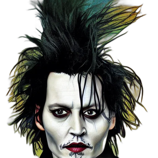 face, mask, creature, comic book art, photorealistic, concept art, watercolor, portrait transparent PNG cut-out