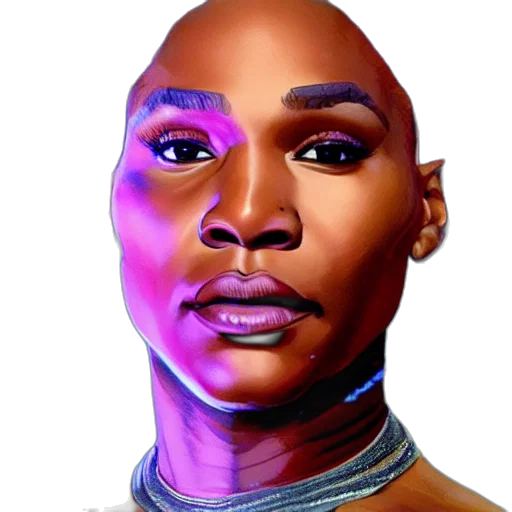 face, robot, fantasy art, concept art, photorealistic, comic book art, outer space, pastel transparent PNG cut-out