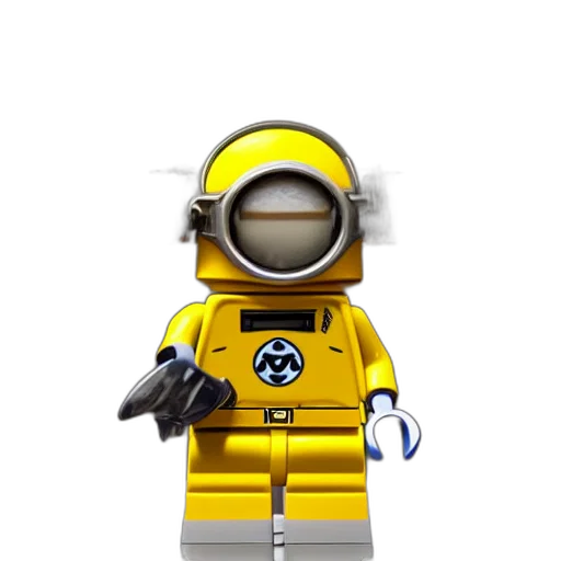 robot, staff, weapon, jacket, 3d render, concept art, pixel art, cartoon transparent PNG cut-out