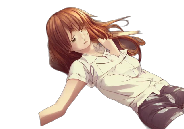 hair, staff, face, anime transparent PNG cut-out
