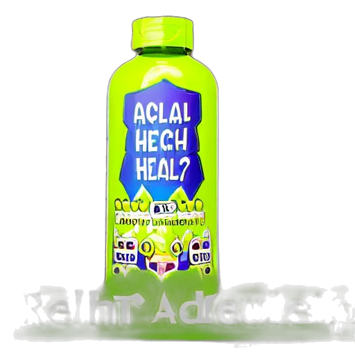 bottle, vaporwave, 3d render, advertisement transparent PNG cut-out