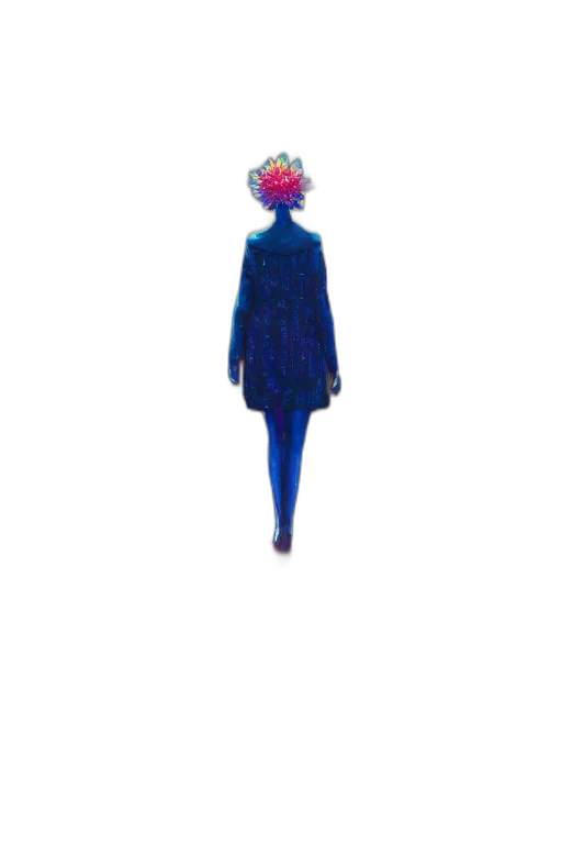 crown, dress, hat, jacket, pixel art, concept art, watercolor, vaporwave transparent PNG cut-out