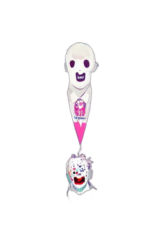 staff, jewelry, creature, mask, concept art, 3d render, pixel art, cartoon transparent PNG cut-out