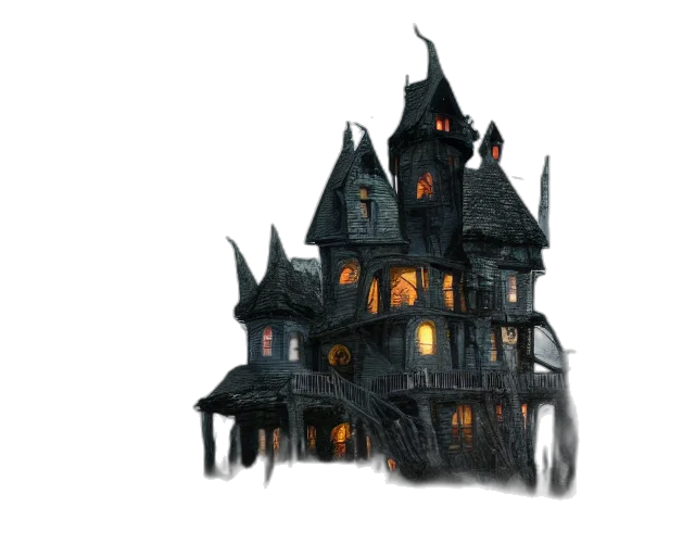 building, concept art, 3d render, fantasy art transparent PNG cut-out
