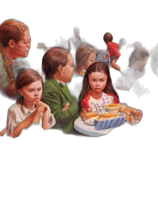 food, photorealistic, concept art, oil painting, fire, fog, snow, outer space transparent PNG cut-out