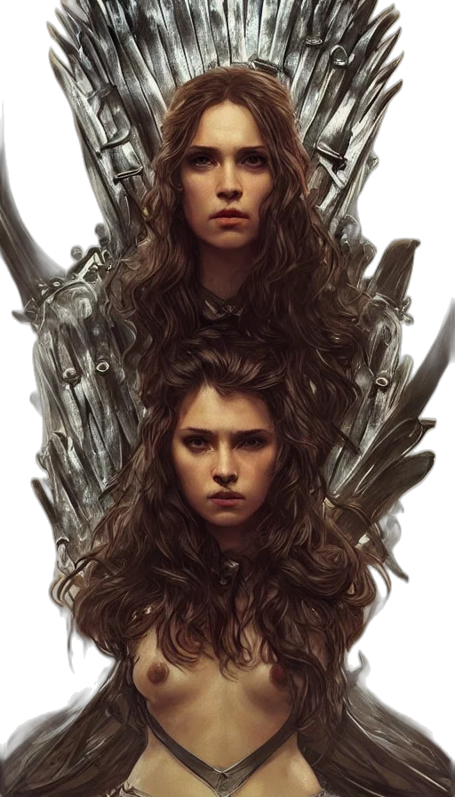 crown, hair, fantasy art, concept art transparent PNG cut-out