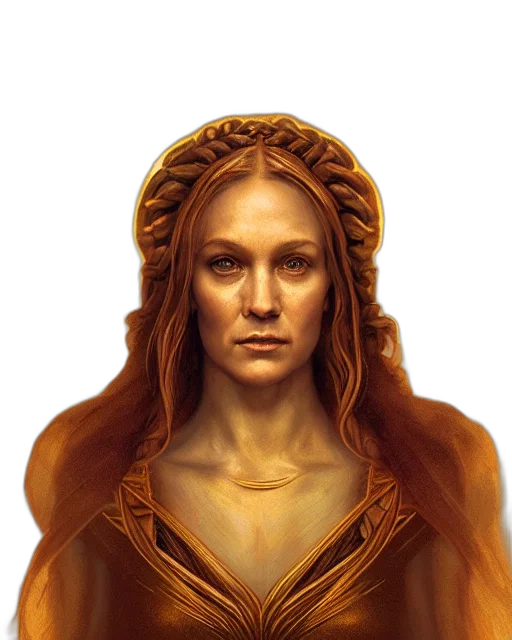 face, crown, jewelry, fantasy art transparent PNG cut-out