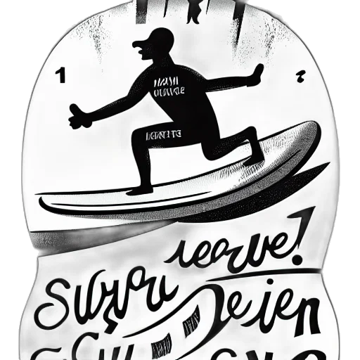 surficial, deferent, man, riding, wave, top, surfboard, derf transparent PNG cut-out