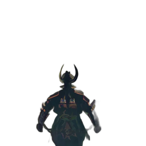 mask, staff, dragon, creature transparent PNG cut-out