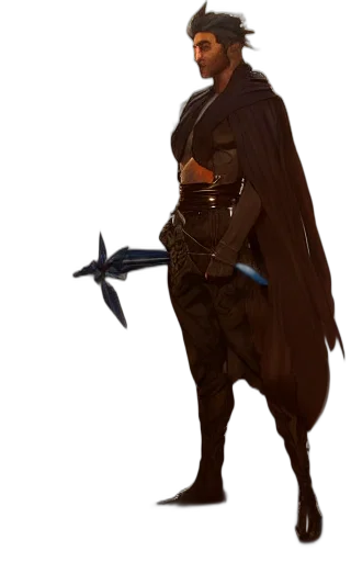 staff, weapon, sword, mask, concept art, fantasy art, pixel art, 3d render transparent PNG cut-out