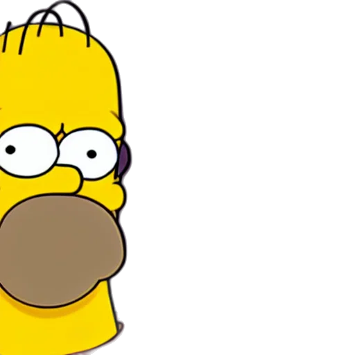 cartoon, photorealistic, homer, simpson, real, person transparent PNG cut-out