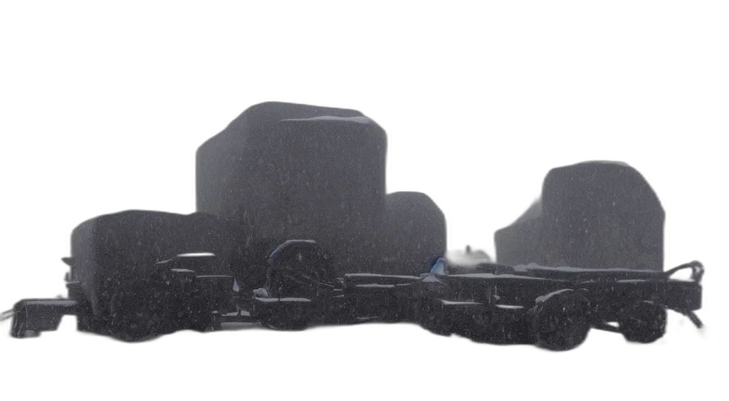 car, robot, weapon, crown, 3d render, concept art, photorealistic, fog transparent PNG cut-out