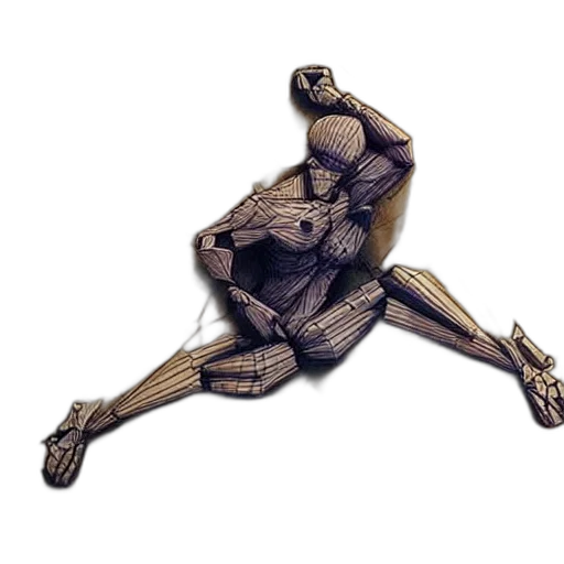 robot, staff, weapon, creature transparent PNG cut-out