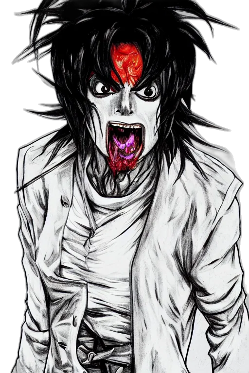 creature, face, mask, comic book art transparent PNG cut-out