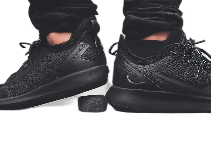 shoes, product, still, black transparent PNG cut-out