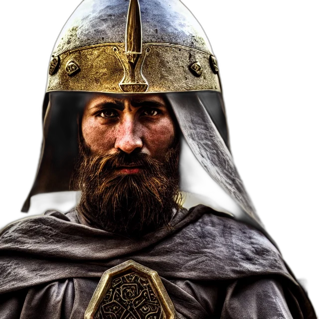 sword, crown, face, staff, fantasy art, photorealistic, concept art, 3d render transparent PNG cut-out