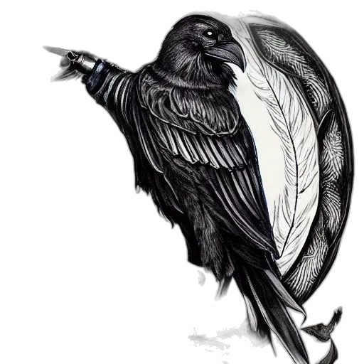 dragon, animal, creature, staff transparent PNG cut-out