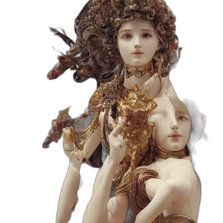 crown, 3d render, fantasy art, concept art, photorealistic, earth tones, golden, octane transparent PNG cut-out