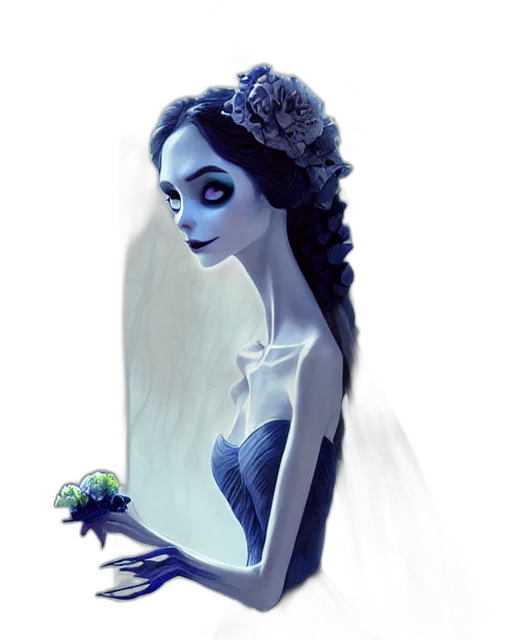 dress, crown, face, mask, concept art, fantasy art, comic book art, photorealistic transparent PNG cut-out