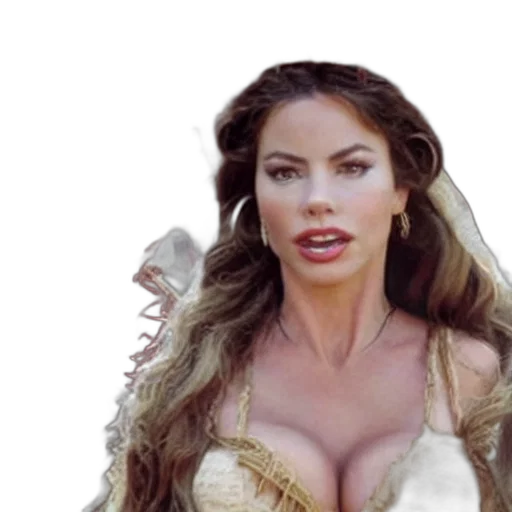 photorealistic, fantasy art, concept art, cinematic, still, sofia, vergara, pirates transparent PNG cut-out