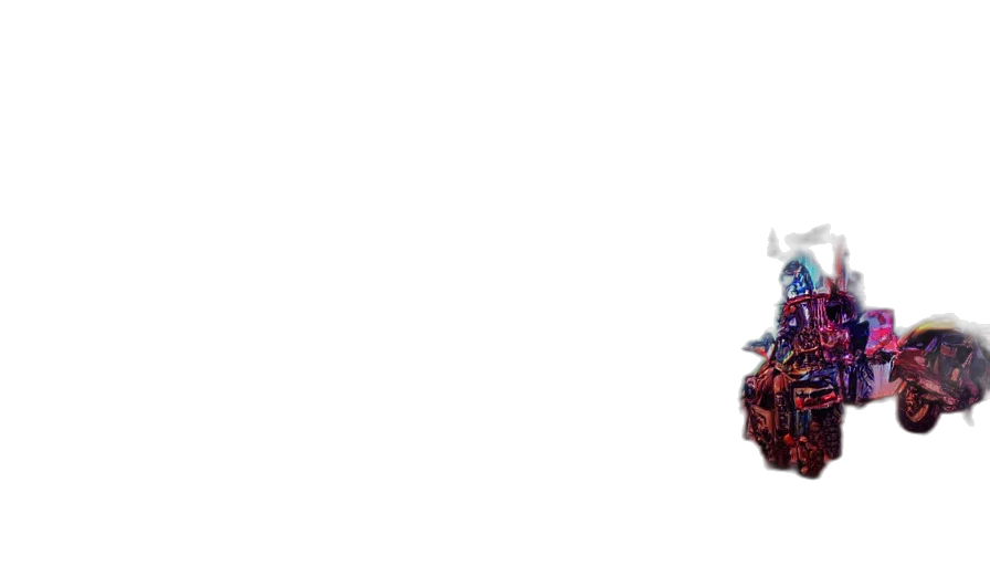 weapon, robot, dragon, crown transparent PNG cut-out