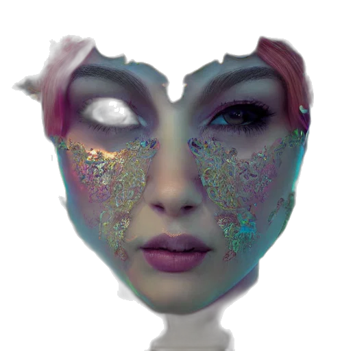 mask, face, creature, robot transparent PNG cut-out