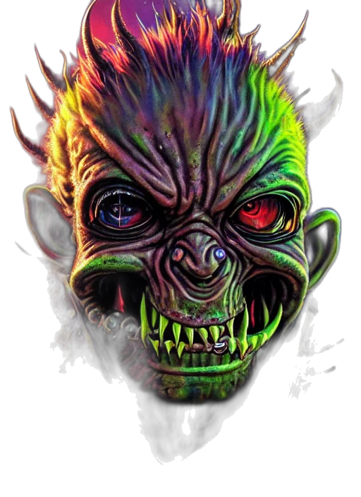 mask, creature, face, concept art, fantasy art, photorealistic, 3d render, medium transparent PNG cut-out