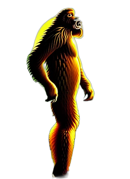 creature, animal, staff, dragon transparent PNG cut-out
