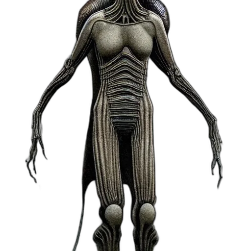 creature, dress, robot, staff, concept art, 3d render, fantasy art, pixel art transparent PNG cut-out