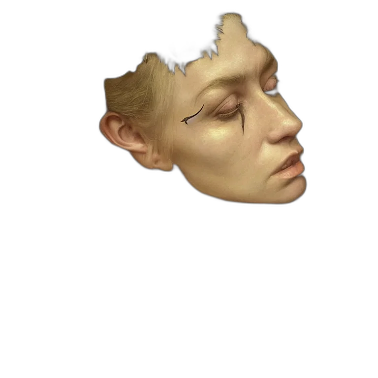 face, mask, creature, crown transparent PNG cut-out