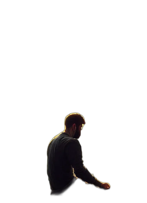 jacket, robot, staff, face transparent PNG cut-out