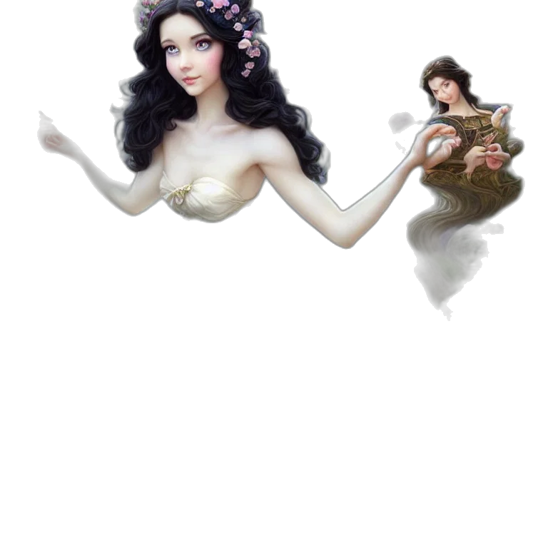 jewelry, crown, dress, fantasy art transparent PNG cut-out