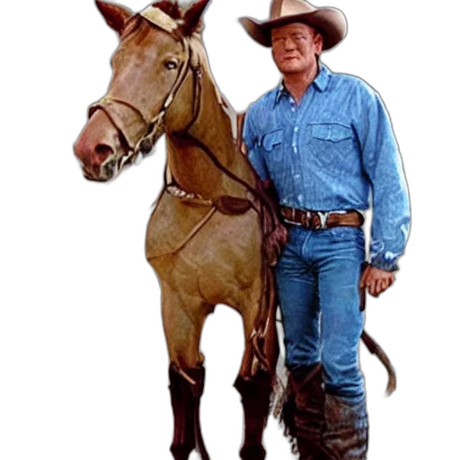 staff, animal, hat, jacket, photorealistic, concept art, john, wayne transparent PNG cut-out