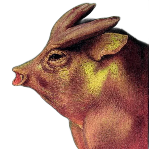 animal, face, mask, dragon transparent PNG cut-out